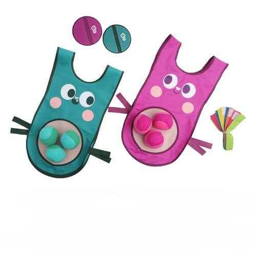 Dodge Ball Sticky Ball Vest Interactive Throw Sticky Target Game Props