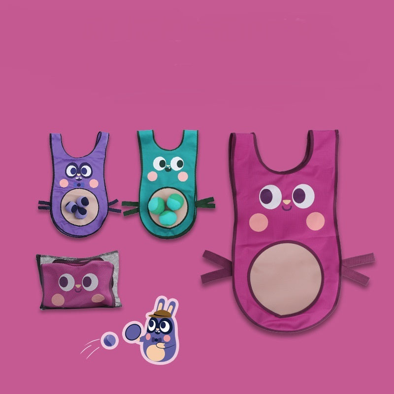 Dodge Ball Sticky Ball Vest Interactive Throw Sticky Target Game Props