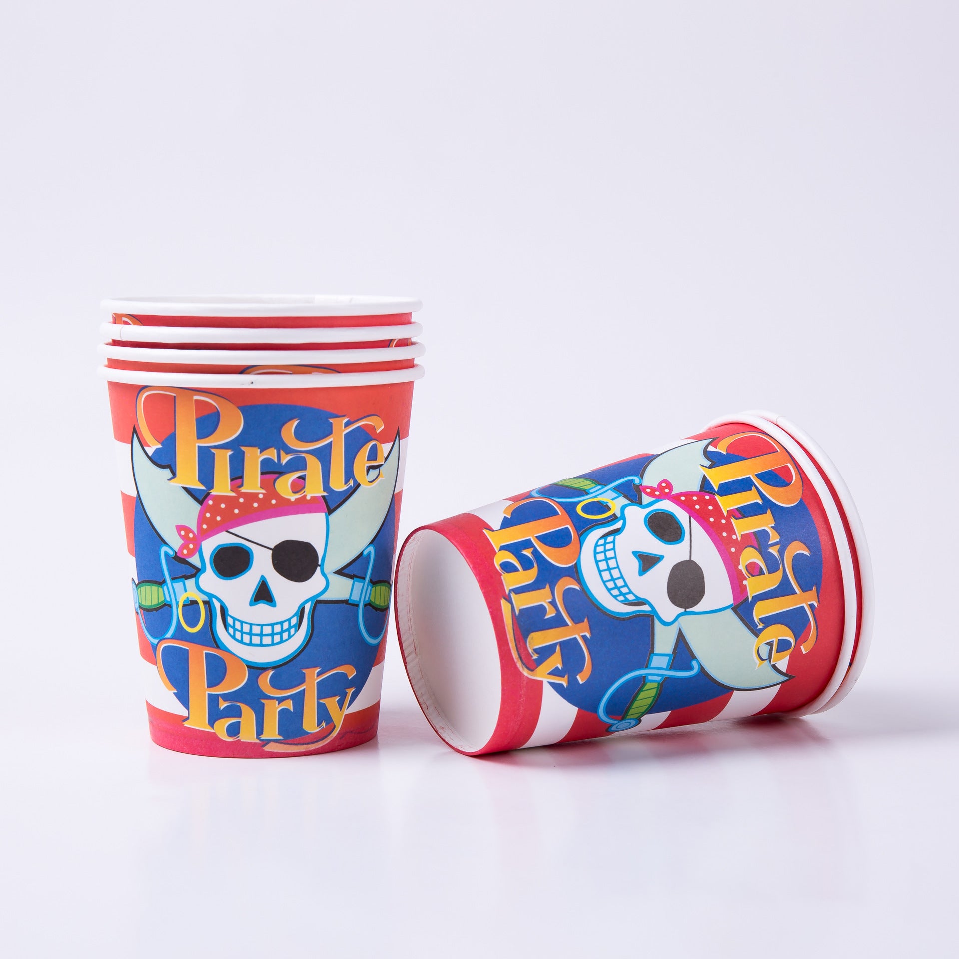 Birthday Disposable Tableware Pirate Theme Set Prom Decoration Supplies