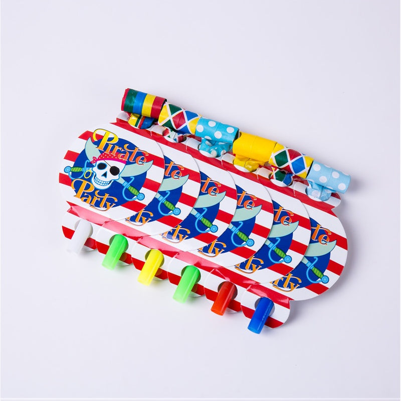 Birthday Disposable Tableware Pirate Theme Set Prom Decoration Supplies