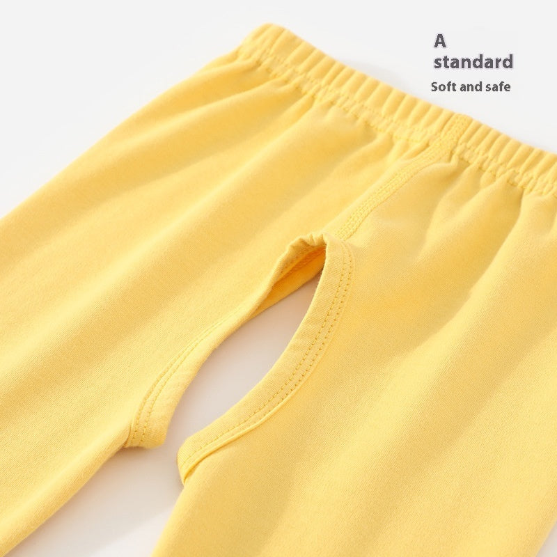 Boy Open-seat Pants Baby Trousers Pure Cotton