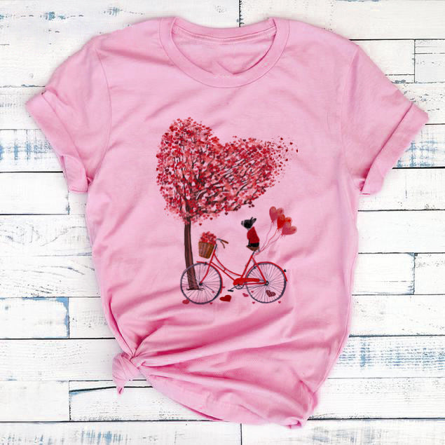 Fashion Black T-shirt Girl Harajuku Korean Graphic Top