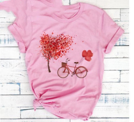 Fashion Black T-shirt Girl Harajuku Korean Graphic Top