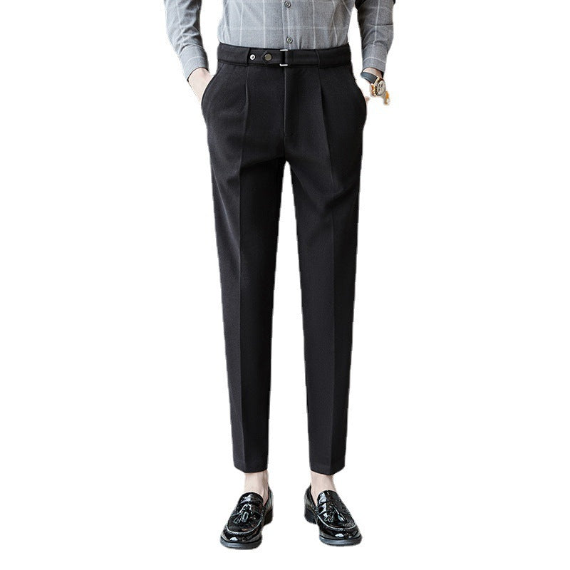 Woolen Suit Pants Male Business Casual Trousers
